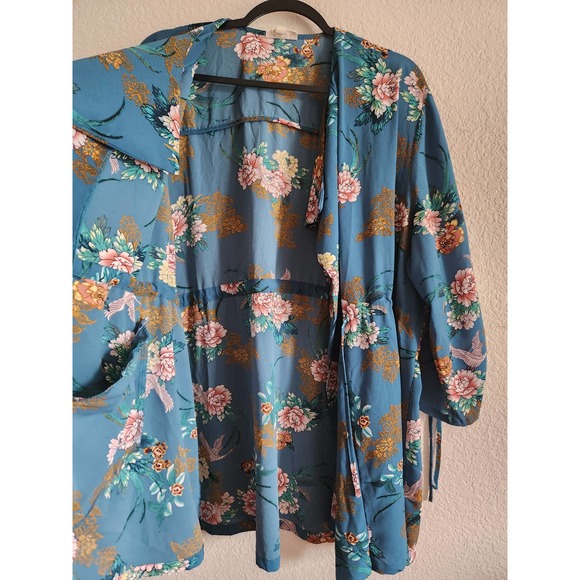 Loralette Womens Plus Size Cover Floral Shaw 3xl - Picture 2 of 6